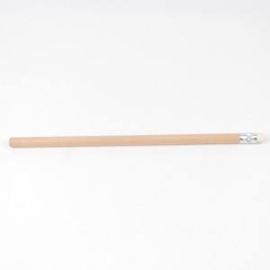 PENCIL ROUND WITH ERASER (WOODEN) CODE: 035