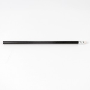 PENCIL ROUND WITH ERASER (BLACK) CODE: 032