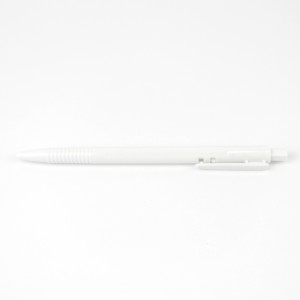 PRESS TYPE BALLPEN (WHITE) CODE:028