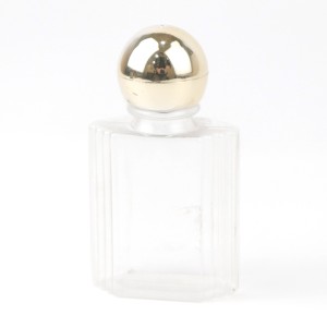 CLEAR BOTTLE WITH GOLD CAP CODE: 118